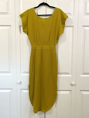 DAILY PRACTICE | Anthropologie Ribbed Stretch Athleisure Dress Size XXS